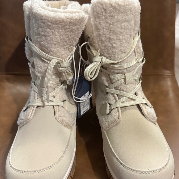 Women’s Corie Shearling Boots-Universal Thread-Cream - Picture 1 of 7